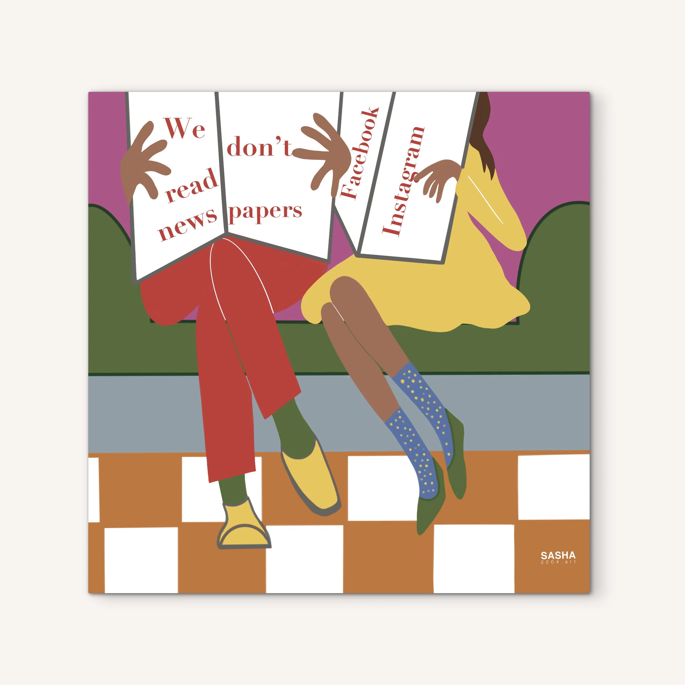 we dont read newspapers